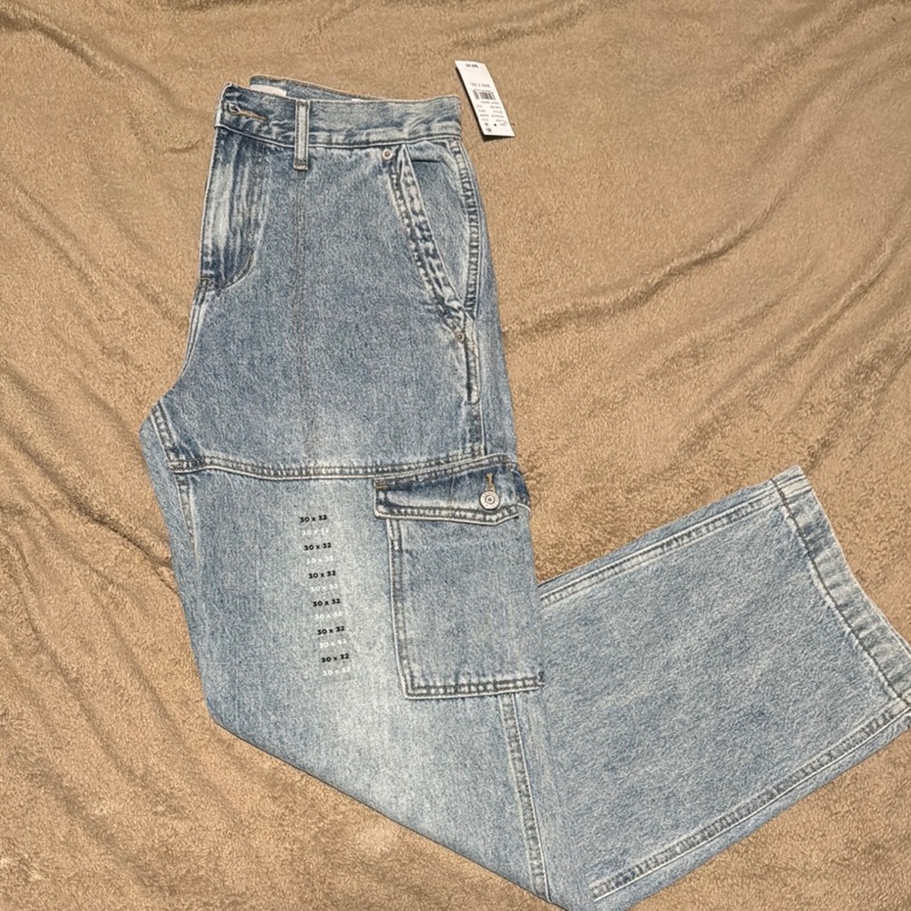Pacsun baggy fit cargo jeans 30x32 NWT